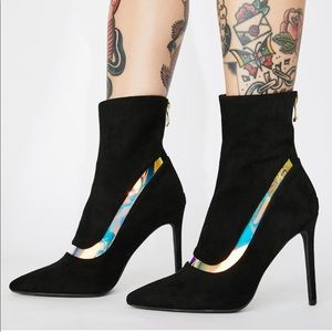 Dolls Kill stiletto booties 8